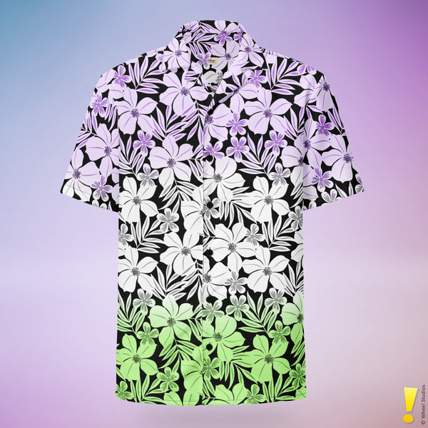 Genderqueer Pride Aloha Hawaiian Shirt